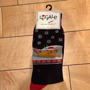 Marshalls Blue and Red Festive Socks